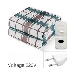 Cozy Electric Heated Blanket - Adjustable Temperature Thick Thermal Mat - 120x150cm (EU Plug)