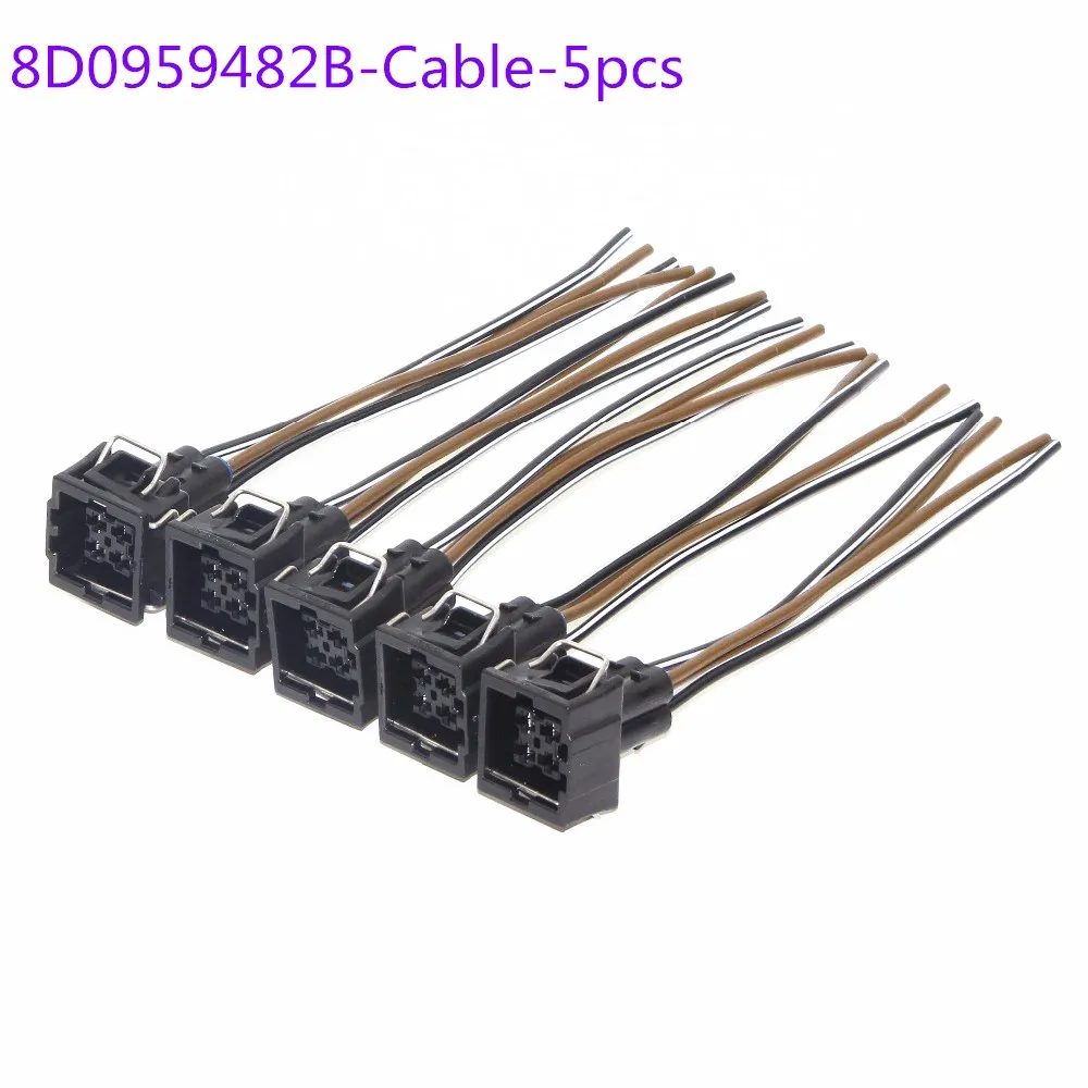 

8D0959482B 5Pcs Air Conditioning Pressure Sensor Plug Cable For Audi A4 A6 A8 S4 S6 S8 RS4 VW Passat Skoda Superb 8D0 959 482B