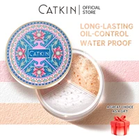 CATKIN Makeup Loose Setting Powder, Oil Control Poreless Face Powder Suitable for All Skin Tones and maintain matte and natural 2