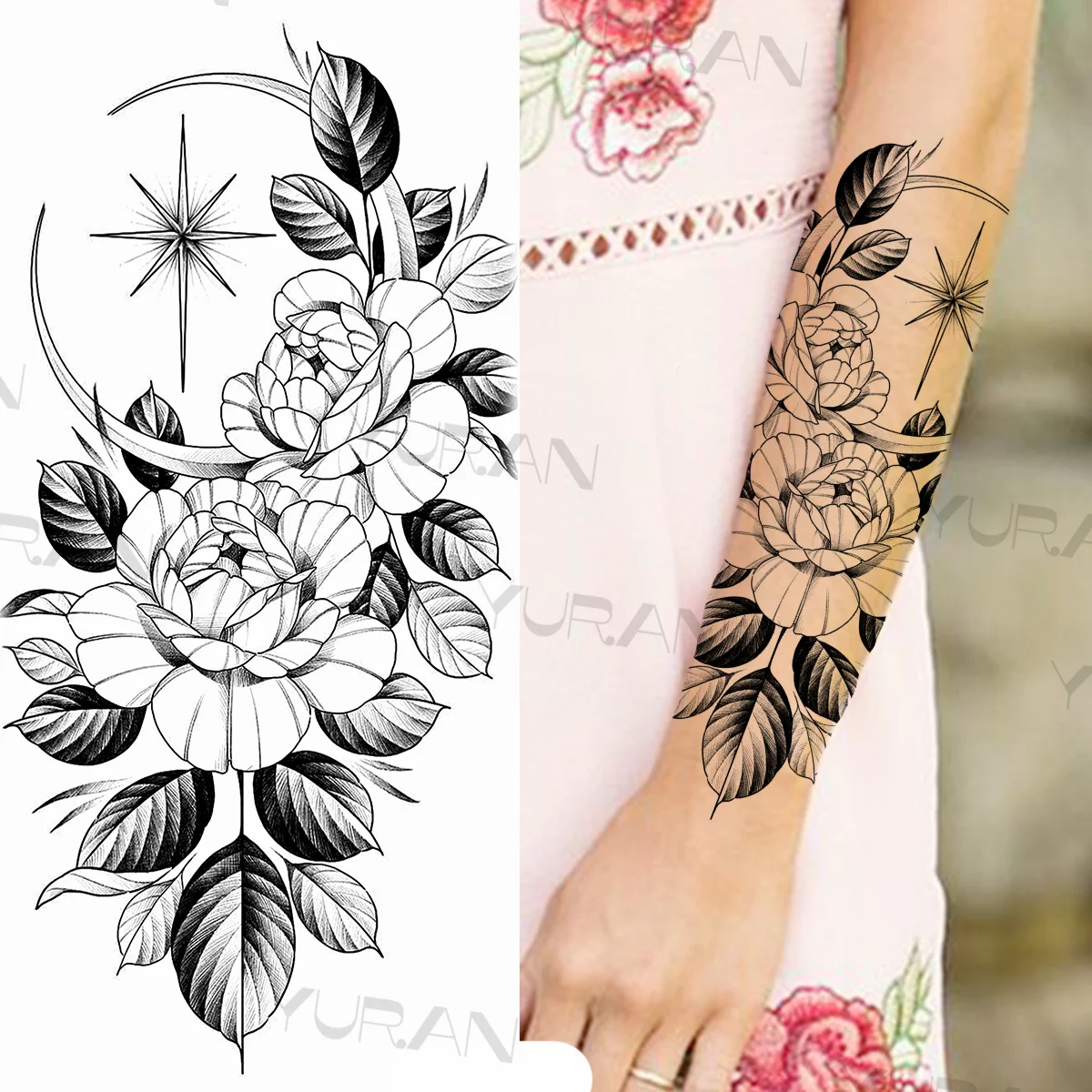 Tattoo Design Ideas for Women Download Drawing Stencil Outline Hibiscus  Plumeria Monstera Tropical Flower Sleeve Thigh Hip Tattoo - Etsy