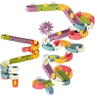 Baby Bath Toys Wall Bathtub Toy Assembling Slide Wind-Up Duck Slide Bathroom Shower Tracks Water Toys for Toddlers Kids Gifts 1