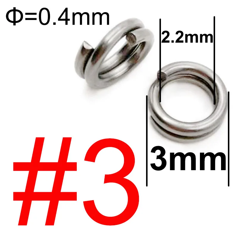 Split Ring Stainless Steel 1000 Fishing