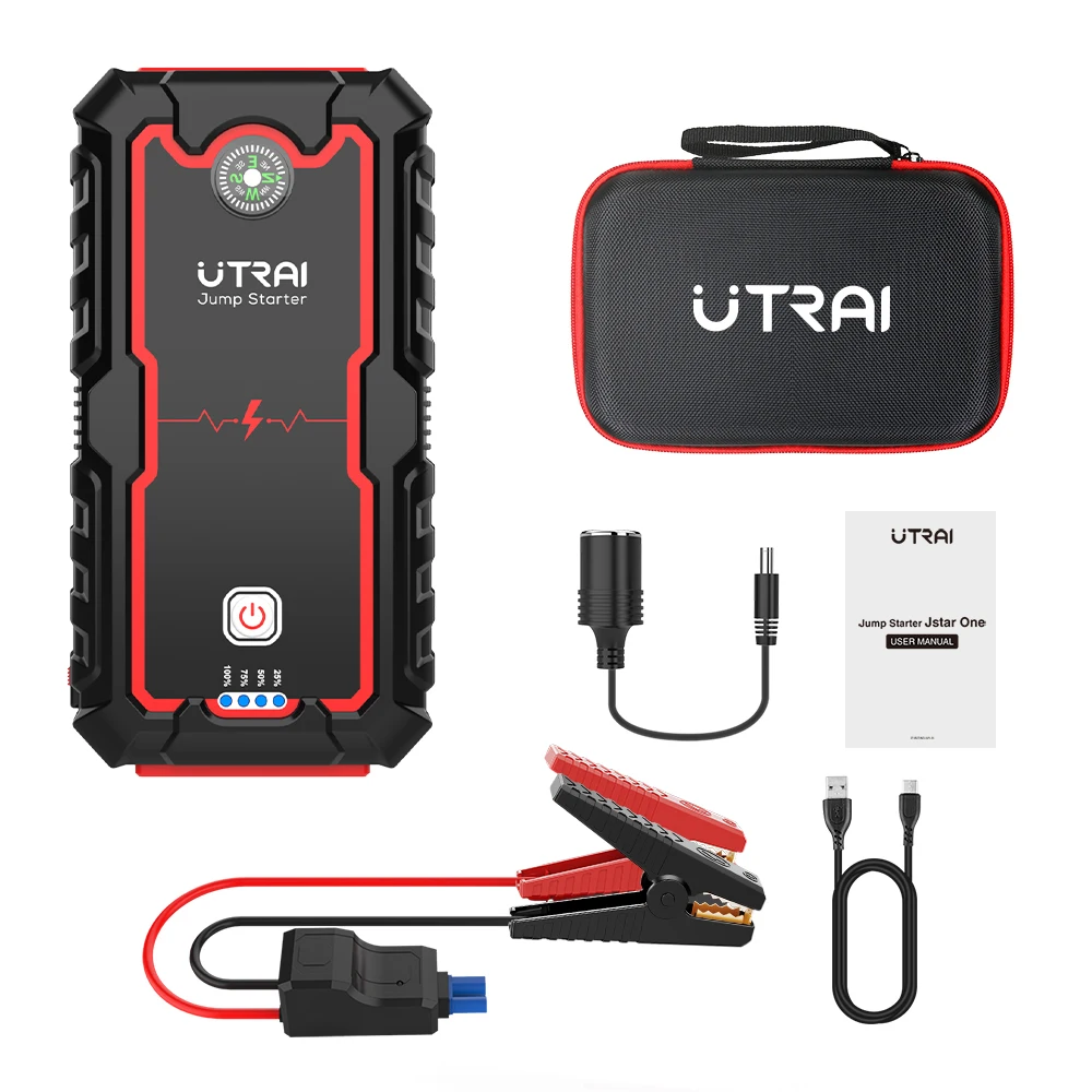 UTRAI 2000A Portable Car Jump Starter & Power Bank – 12V Auto Battery Booster 6