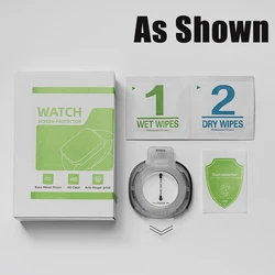 Premium Tempered Glass Screen Protector for Smartwatches - HD Clarity and Durable Protection (1 set with box)