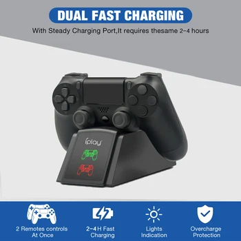 Dual PS4 Controller Charging Dock 1