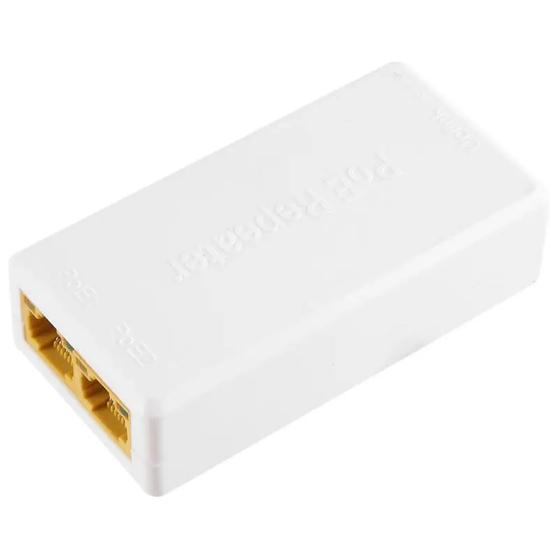 2 포트 POE 리피터 10/100Mbps 1:2 Poe 연장기(IEEE802.3Af/At 48V 포함) Poe 스위치 NVR IP 카메라 AP 부품용