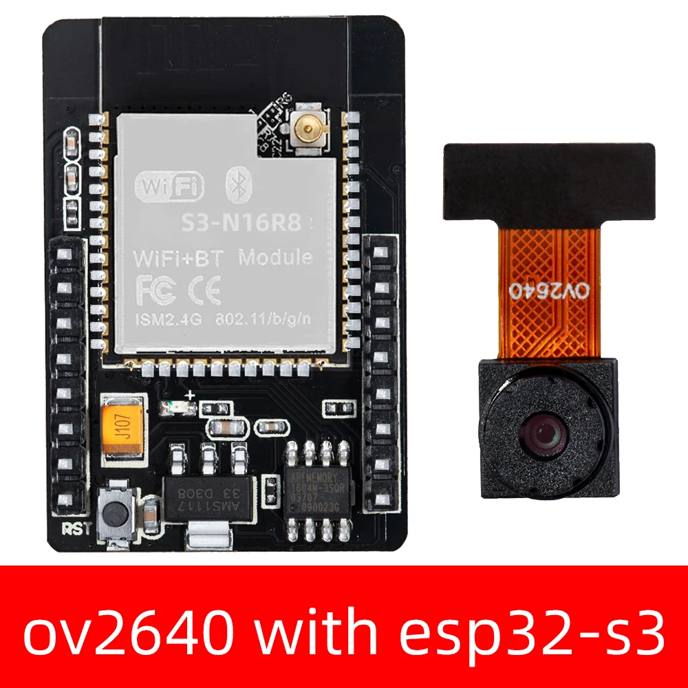 ตัวเลือกสินค้า บอร์ดพัฒนา ESP32-S3 WiFi + Bluetooth กล้อง OV2640/OV3660