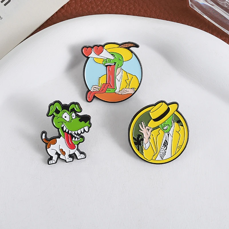 دبابيس/زينة مطاطية مستوحاة من فيلم القناع (The Mas...