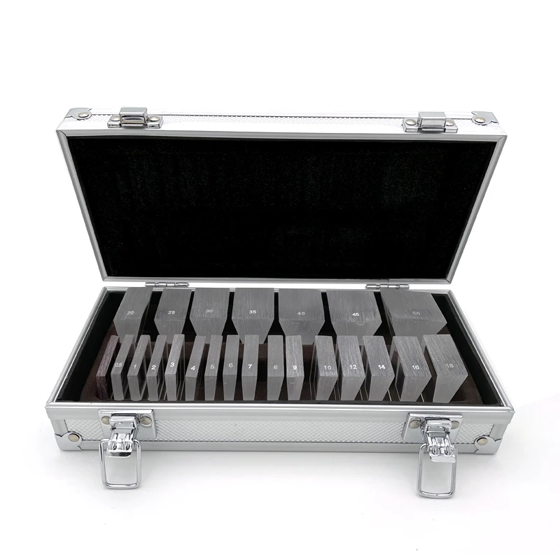 

Top Quality Ls-22 China Ophthalmic Instruments Separate Loose Prism Set For Optometry With Aluminium Case