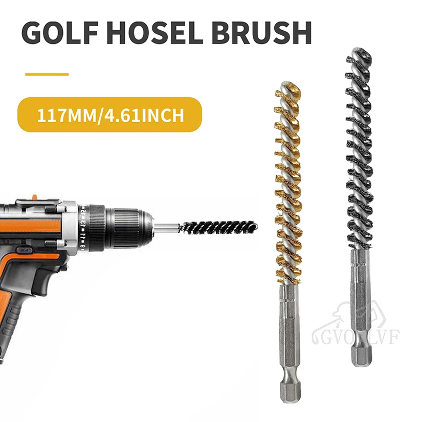 Premium Stainless Steel Golf Club Hosel Brushes - Set of 2