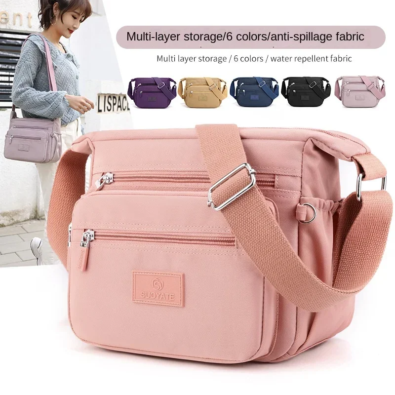 

Messenger Bag Nylon Cloth Bag for Women Crossbody Shoulder Bags Travel Bag Purses Sling Pack for Work Business Bolsas Mujer Bags