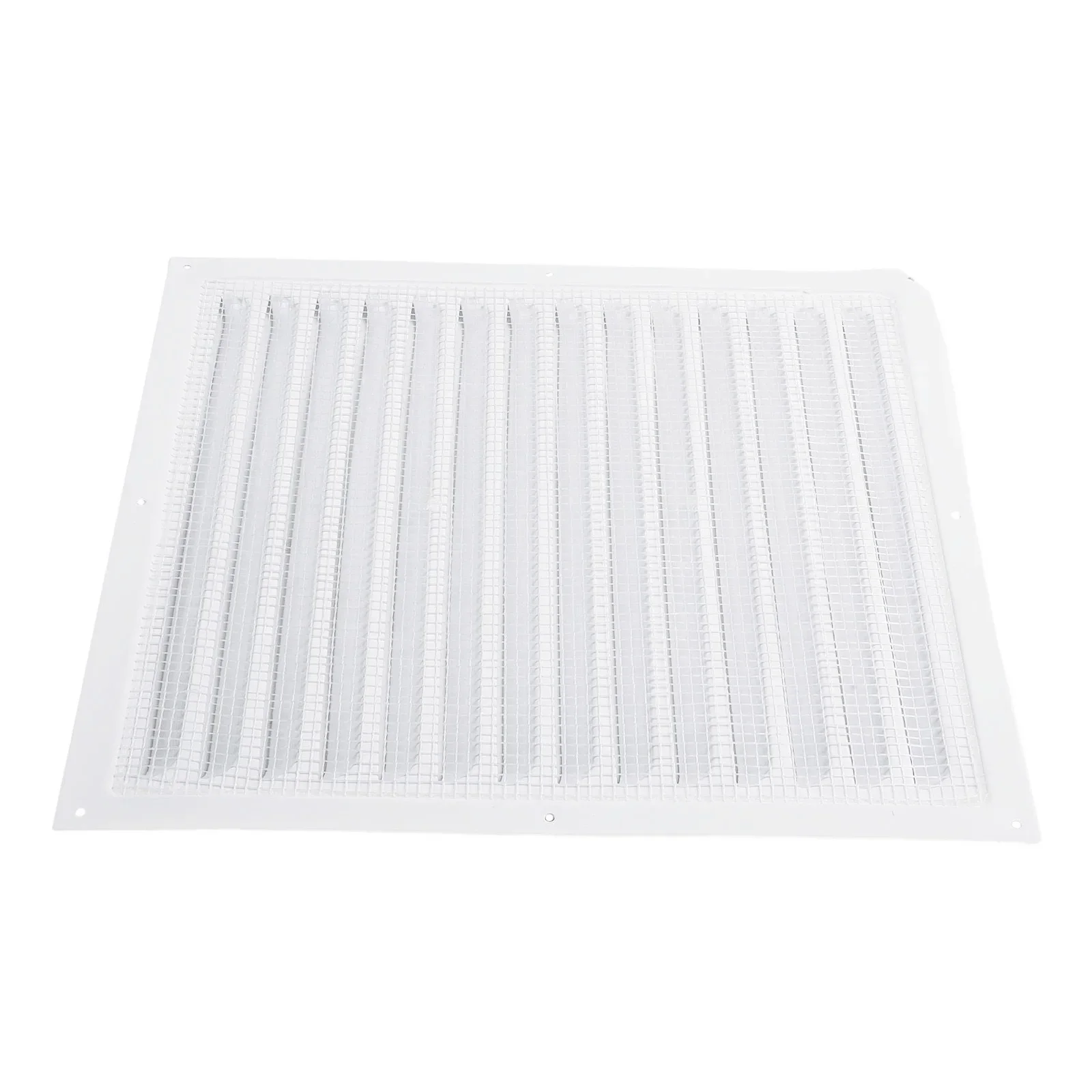150/200/250/300mm Aluminum Louver Vent Grille Cover Square Vent Insect Screen Cover Ventilation Grille Vents for Home Office