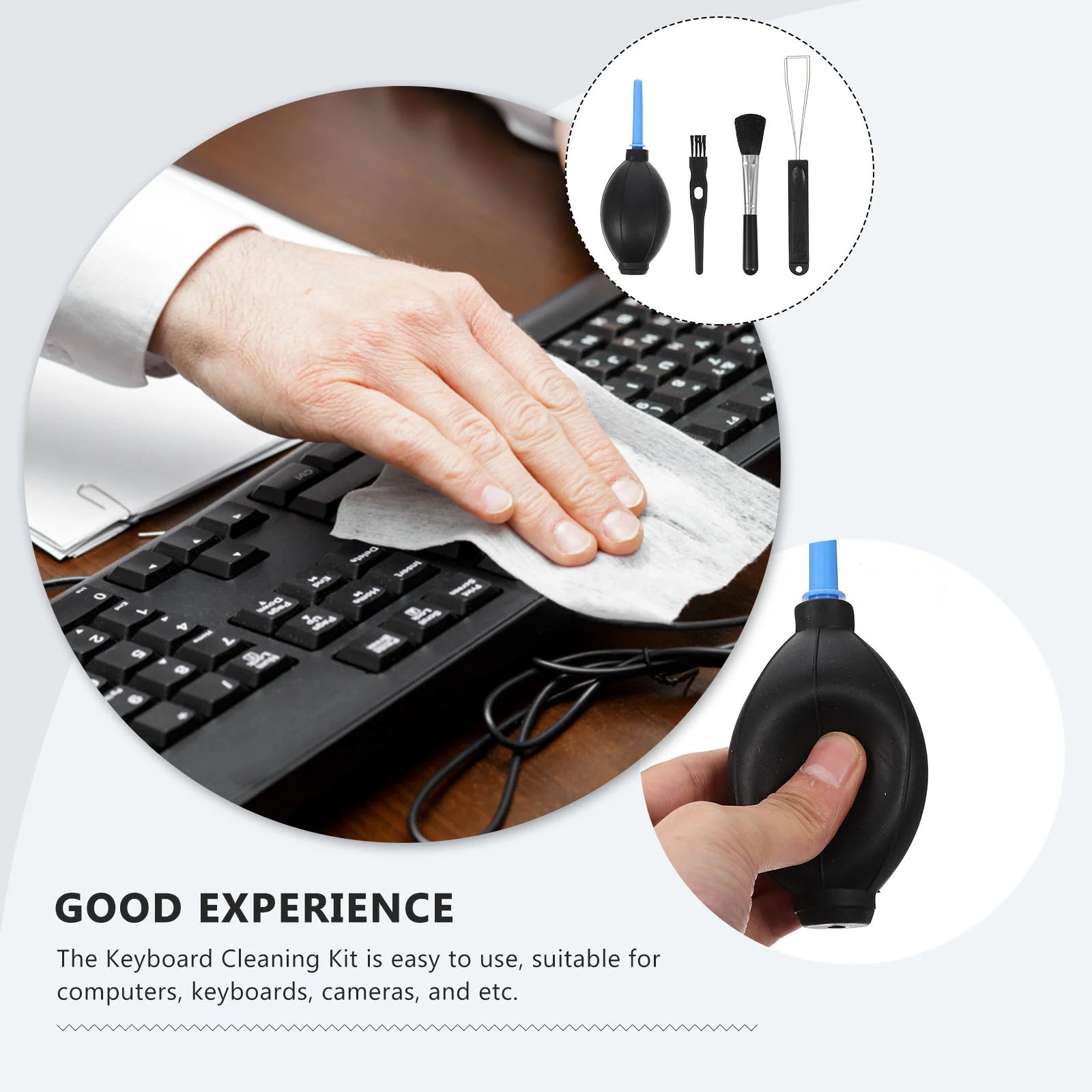 Cleaning Kit Keyboard Air Laptop Cleaner Compressed Duster Electronic Pc Brush Kits Tools