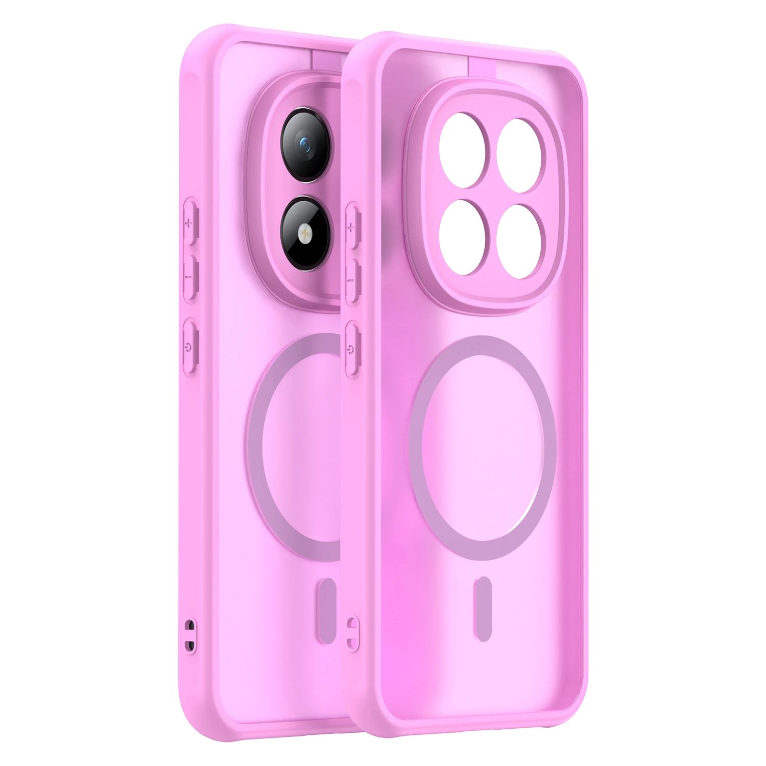 Magnetic Luxury Shockproof Wireless Matte Translucent Phone Case