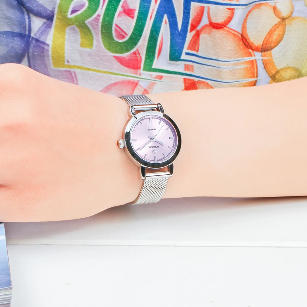 Luxury Watch For Women WWOOR Brand Dress Fashion Simple Clock Ladies Quartz Bracelet Wristwatches Free Shipping Relogio Feminino