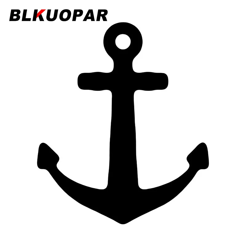 

Креативная наклейка BLKUOPAR с якорем, оригинальная наклейка с окклюзией, защита от царапин, кондиционер, украшение для автомобиля