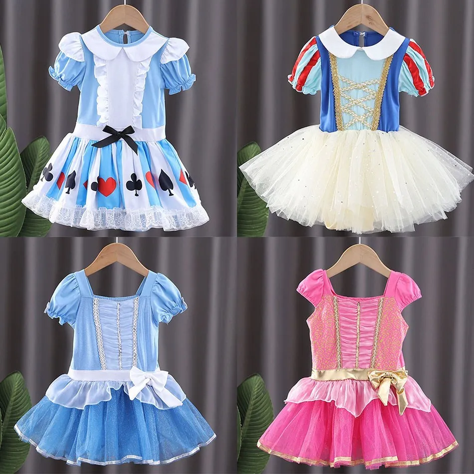 

Children Cinderella Alice Ballet Little Girl Summer Carnival Fancy Dress Baby Princess Halloween Outfit Performance Cute Costume