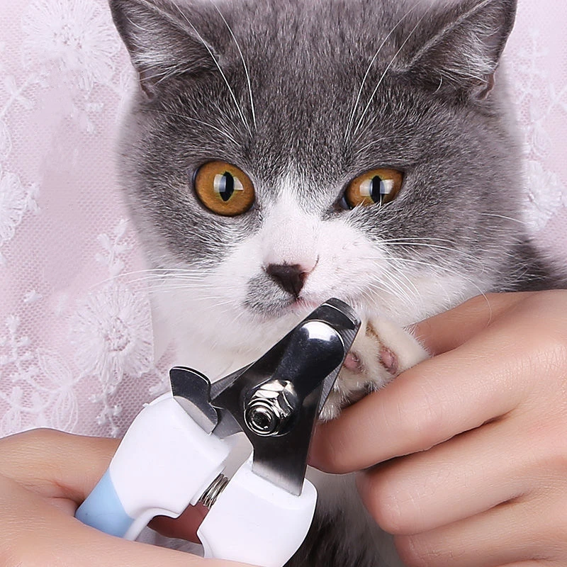 Professional Pet Nail Clippers Grooming and Care Clipper Goods for Cats Stainless Trimmer