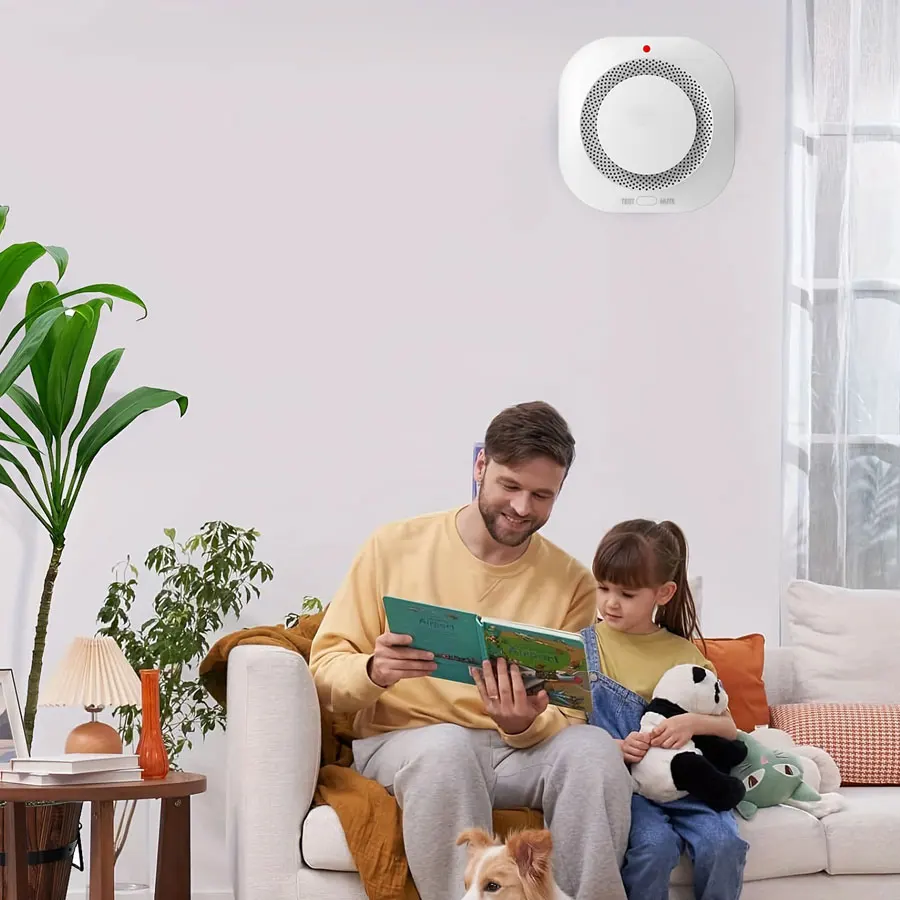 Smart Photoelectric Smoke Detector Alarm System