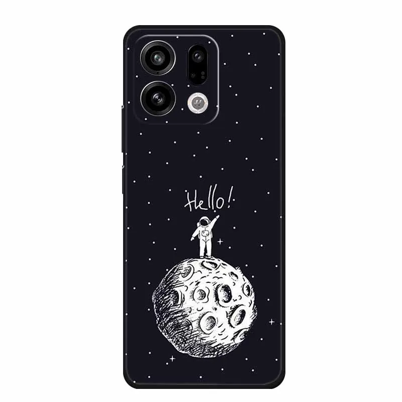 Sleek Black Silicone Soft Back Phone Case