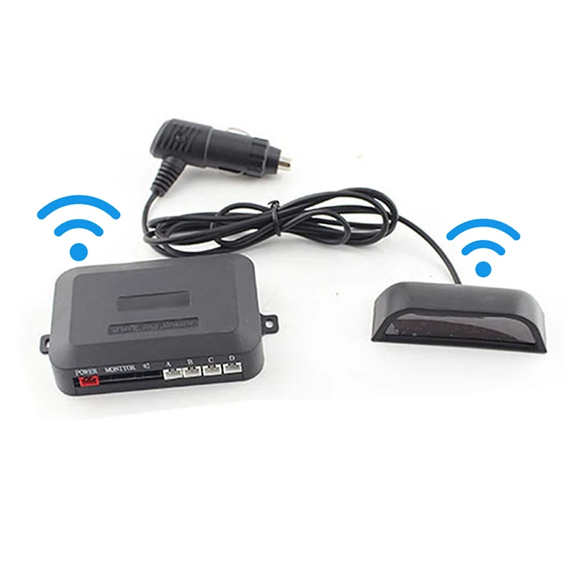 Parking Sensor Car Parking Kit Parktronic LED 4 Sensors Backlight Reverse Backup Radar Monitor System Wireless Reversing Radar parking sensor kit led parking sensor kit parking sensor car led parking sensor no semantic equal keyword