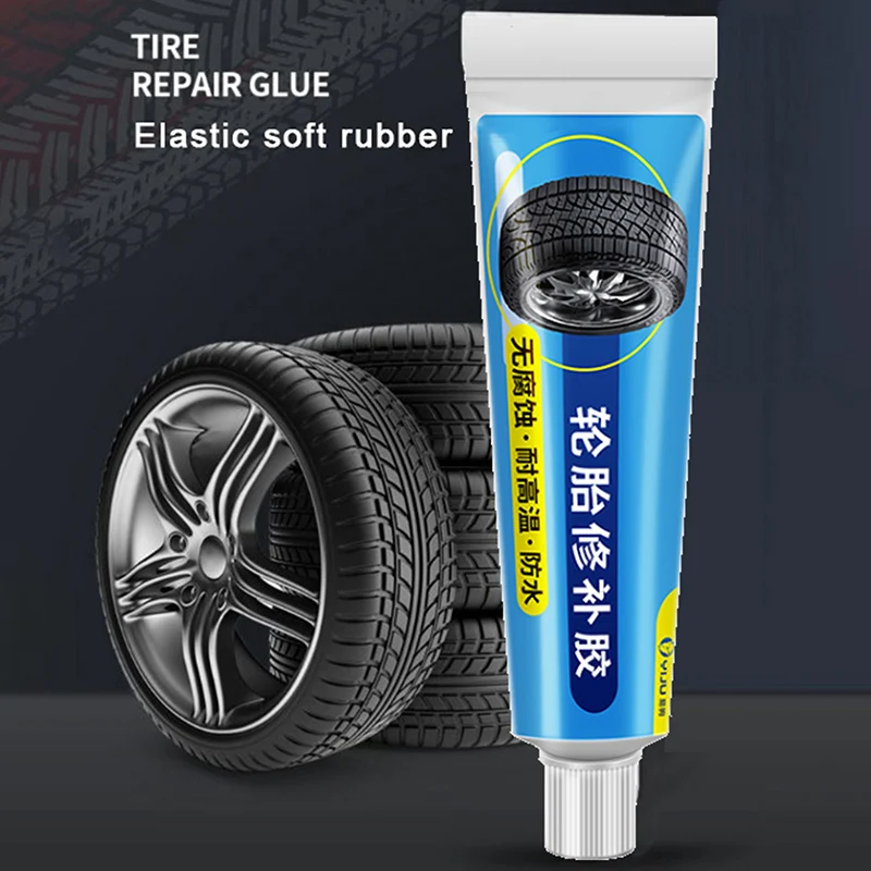 Black Tyre Repair Instant Car Tire Repair Glue Liquid Strong Rubber Glues  Wear-resistant Rubber Non-corrosive Adhesive Glue - AliExpress