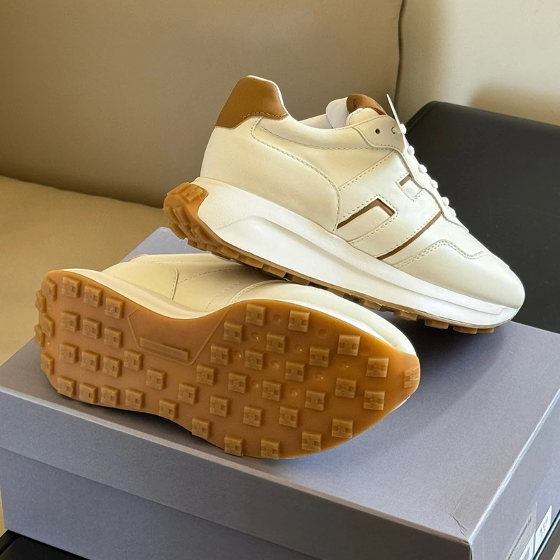 Designer H641 Unisex Sneakers high-quality Smooth Leather Crafted Cool Character and Distinctive Retro Feel Couple Casual Shoes