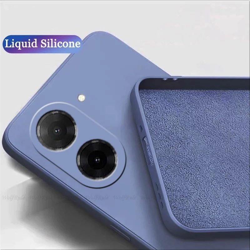 Liquid Silicone Shockproof TPU Soft Phone Case with Original Back Cover Design
