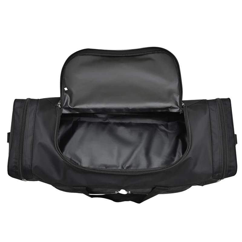 Large-capacity fitness and travel handbag with zipper closure - ideal for short and long trips, as well as fitness gear