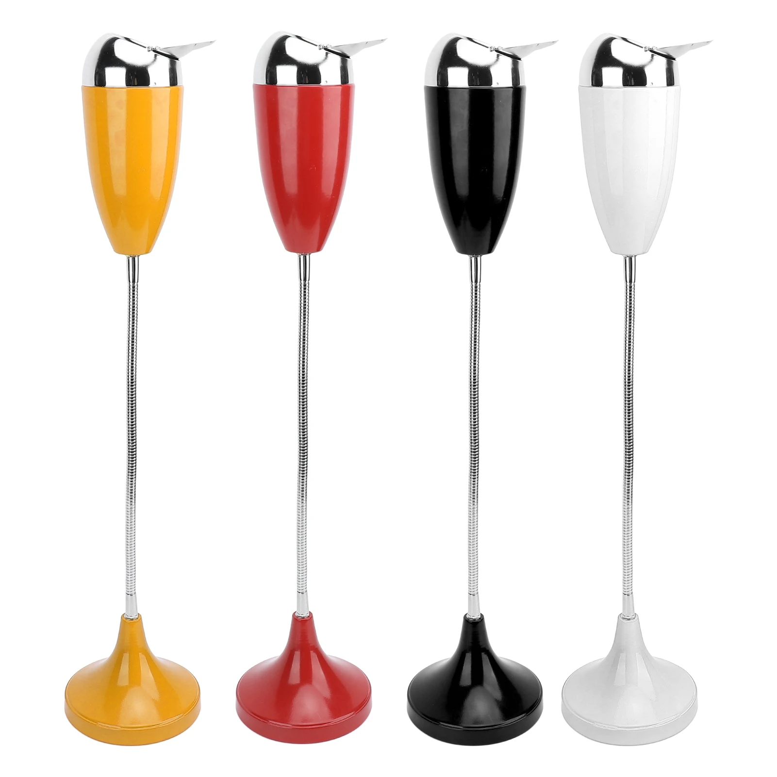 Floor Standing Ash Tray Anti Rust Self Cleaning Windproof Large Volume for Patio