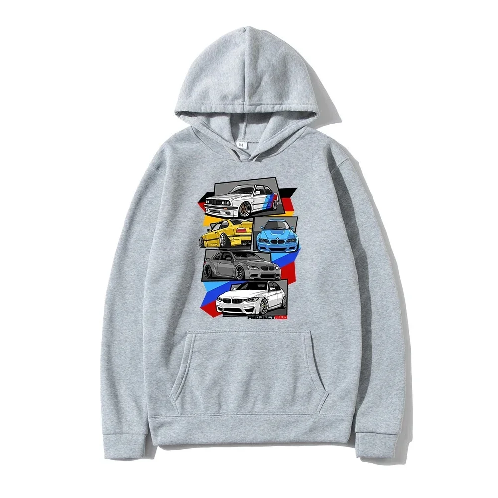 Classic E30 E46 E92 F80 M3 E36 Hoodies Fashion Men Graphic Initial D Hoodie Unisex Hip Hop Pullover Sweatshirt Car Graphic Hoody 6