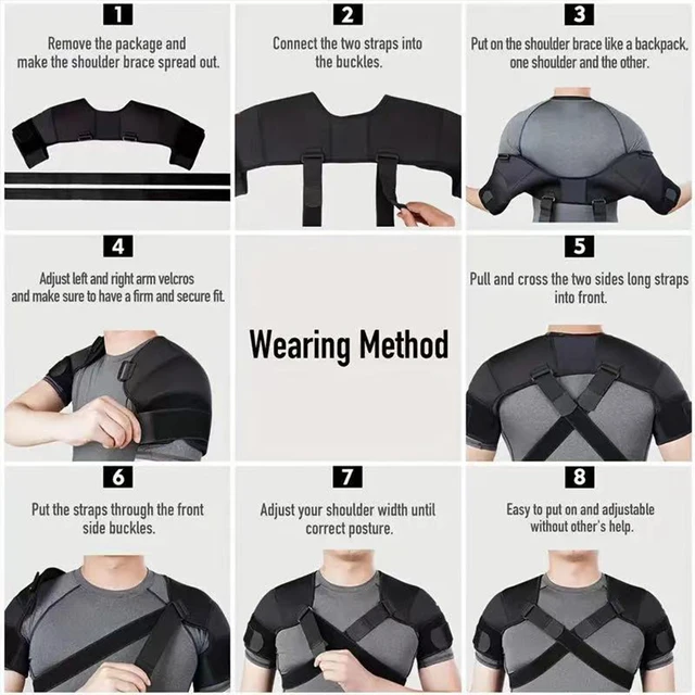 Adjustable Double Shoulder Brace