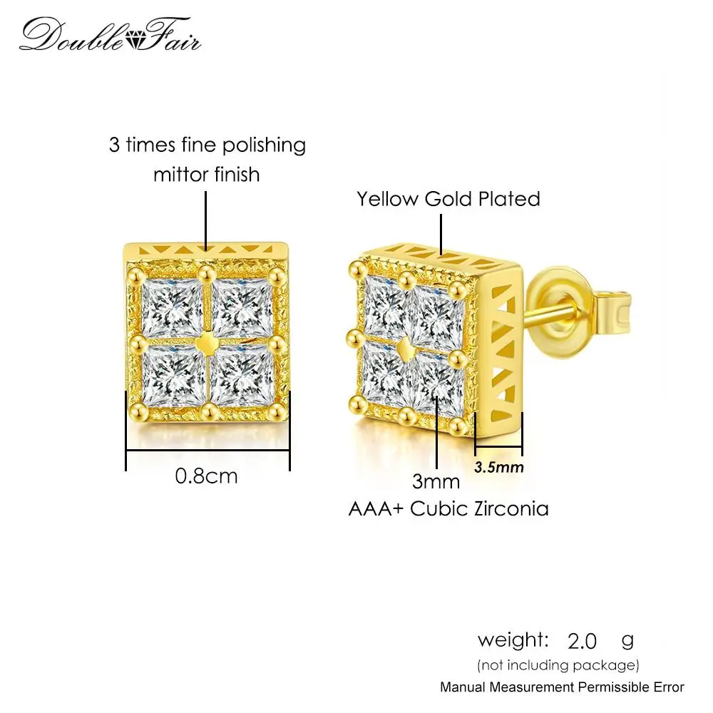 Classic Hip Hop Rapper's Stud Earring for Men Women Dainty
