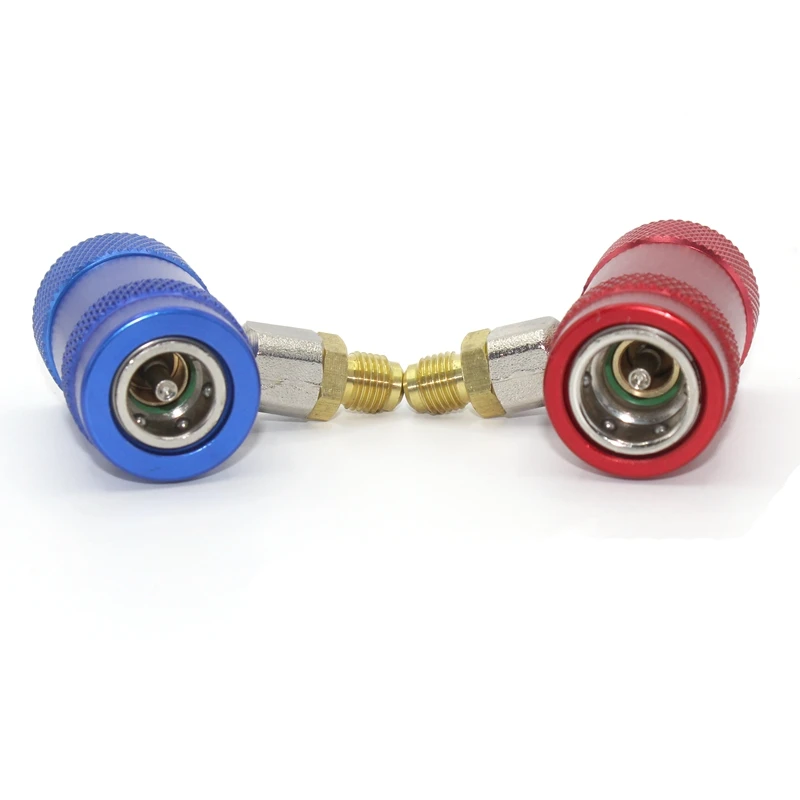 Free Shipping,New Refrigerant 1234YF Manual Quick Coupler High and Low M12*1.5,R1234 refrigerant joint filler transition joint 4