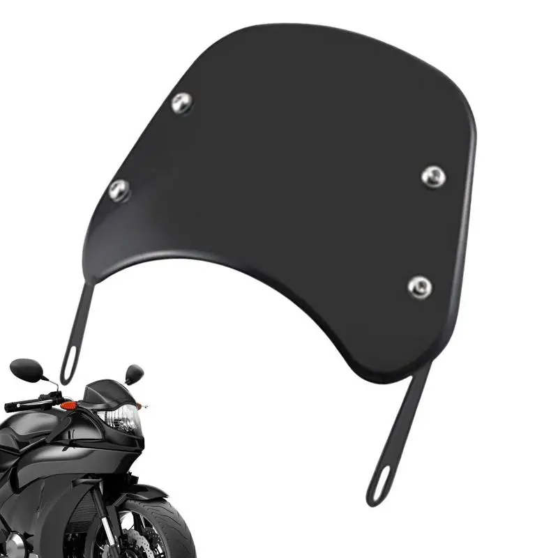 

Motorcycle Headlight Windshield Wind Deflector Windscreen For Motorbike Glass Protective Cover For 5 7-inch Headlights Riding