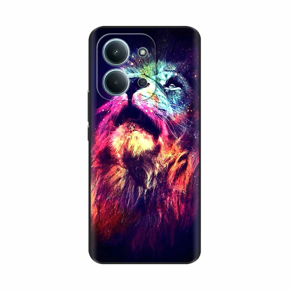 Cute Cartoon Soft Liquid Silicone Phone Case with Camera Protection - Durable Cover