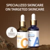 Séfralls RETINOL & VITAMIN C Serum 2PCS Set Comfortable Mild Texture Suitable for Different Skin Types Morning VC Night VA 4