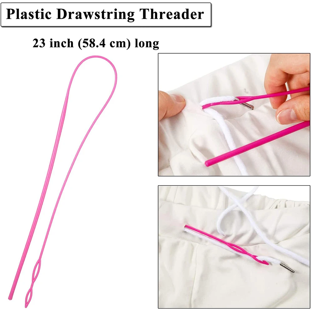 9Pcs Sewing Loop Kit Drawstring Threader Sewing Loop Turner Hook Gourd  Shaped Needle Threaders for Embroidery Sewing DIY Crafts