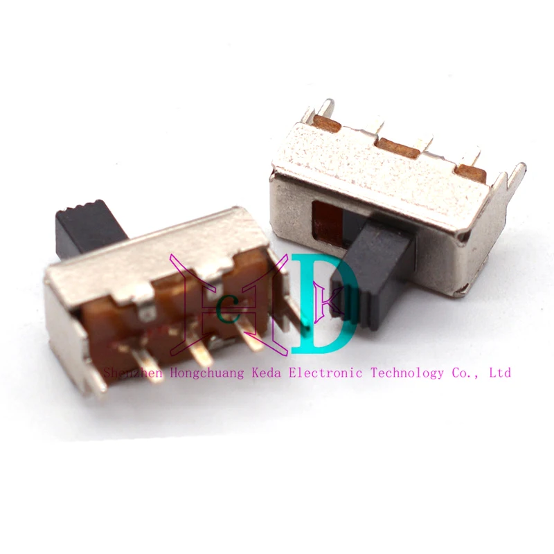 20pcs Small toy toggle switch SS12F44G2 handle height 2-6MM single pole dual position 1P2T 2-step sliding switch