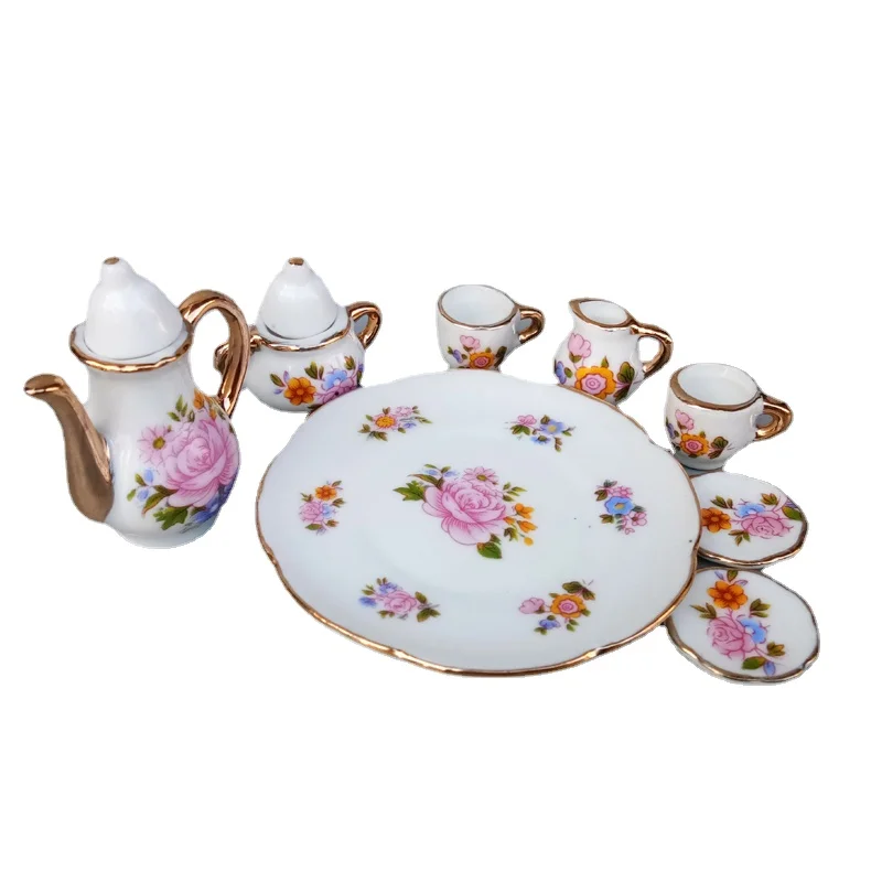 Doll House DIY Decoration Accessories China Tea Pots Cups 1/6 BJD Ob11 Blythe Doll Furniture Accessories doll accessories plush doll accessories dollhouse violin crafts dollhouse christmas lights