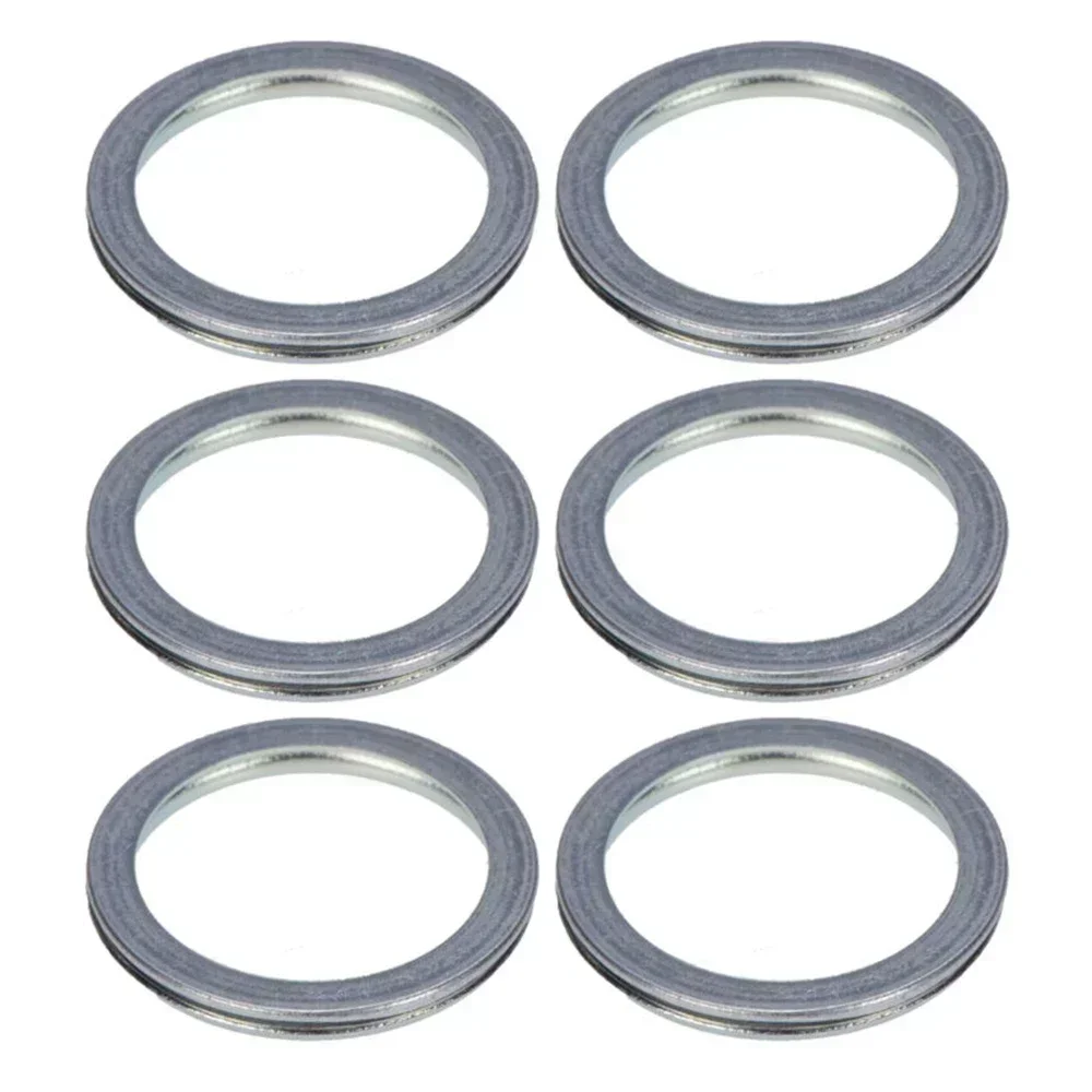 Oil Drain Plugs 6pcs Car Oil Drain Plug Crush Washer Gasket 16mm 803916010 Replacement For Subaru 2011-Car Gaskets Accessories