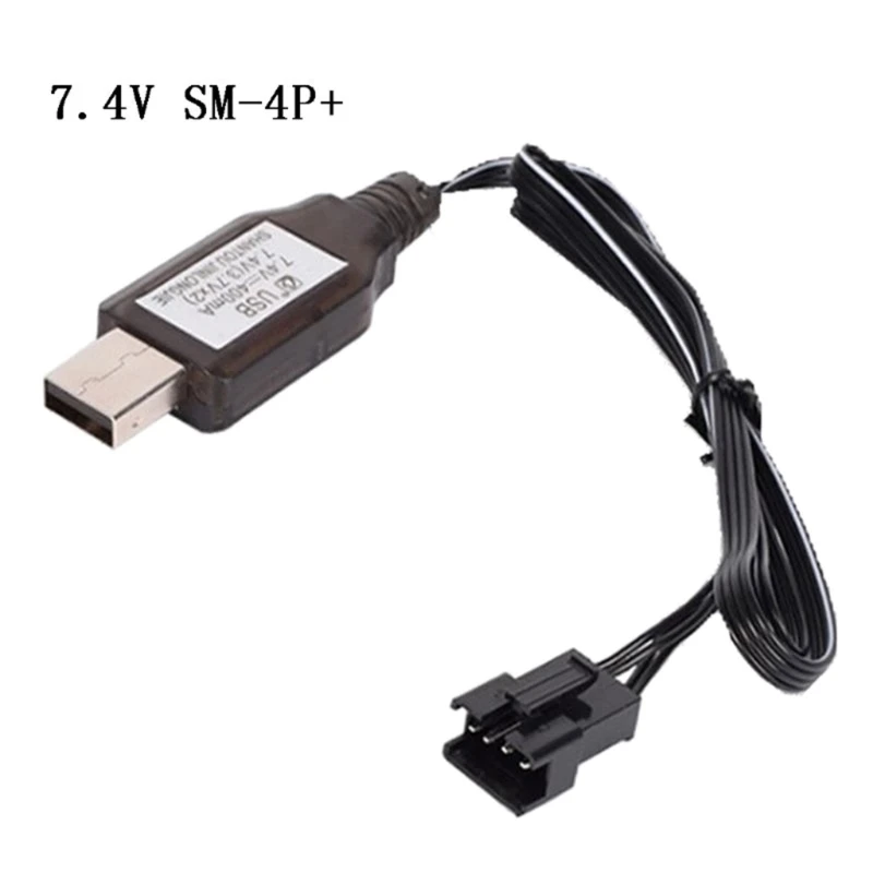 7.4V 범용 USB 충전 리튬 이온 전기 RC 장난감 항공기 로봇 원격 자동차 K1KF
