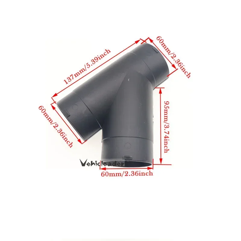 42mm/90mm/60mm/75mm Air Vent Ducting T Y L Piece Elbow Pipe Outlet Exhaust Connector Joiner For Webasto Diesel Parking Heater for heater duct connector