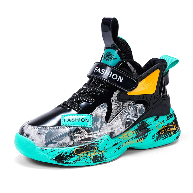 

Children Basketball Shoes for Girls Boys Kids Running Shoes Parent-child Sneakers Non-slip Soft-soled Student Sports Shoes