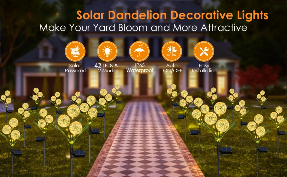 solar lights outdoor garden decorative