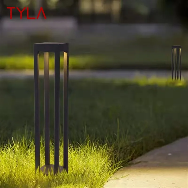 

TYLA Nordic Modern Outdoor Lawn Lamp Black Light LED Waterproof Home for Villa Path Garden
