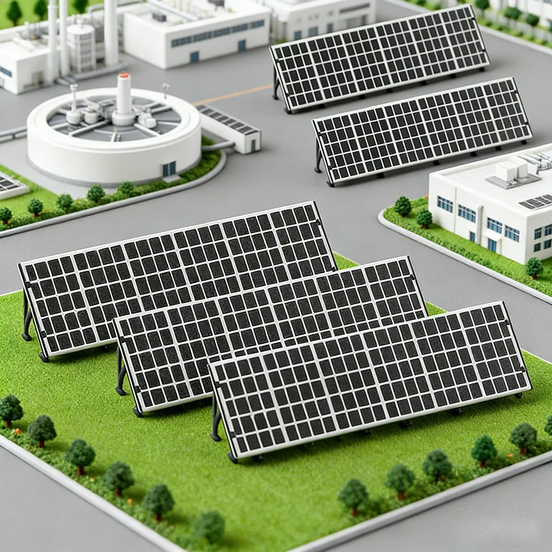 3D 프린팅 미니어처 전기탑 태양광 패널 DIY 플라스틱 모델 스티커 과학 교육 친환경 에너지 프로젝트 키트