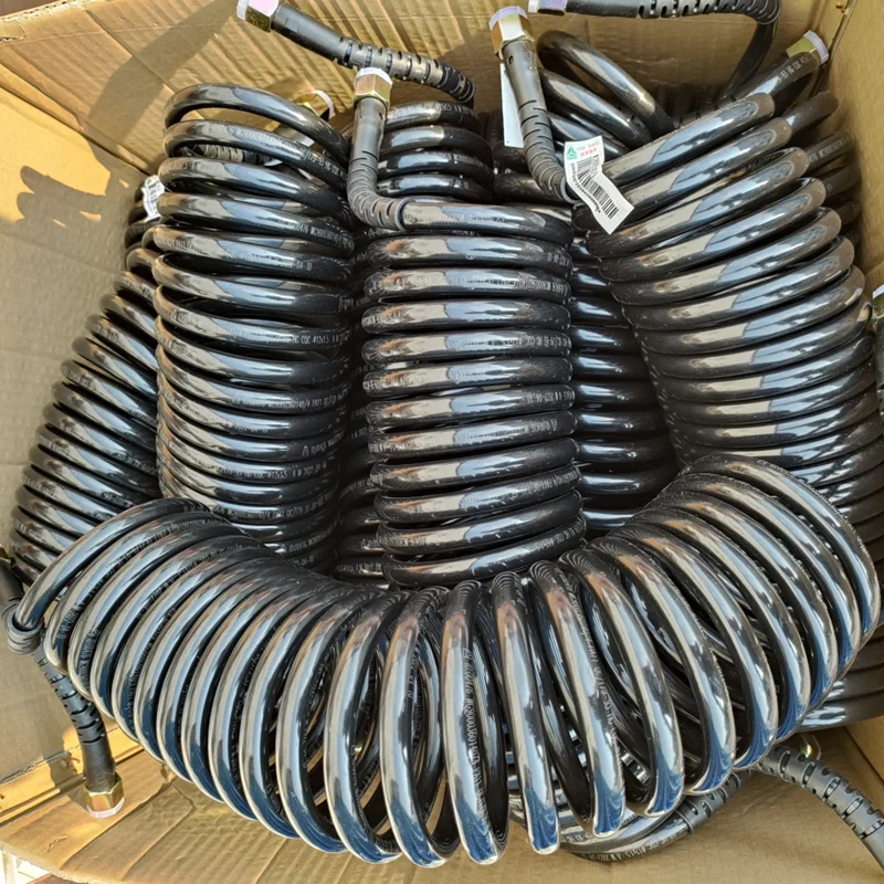 Truck Spiral Air Tube Used For CNHTC SINOTRUK SITRAKS HOWO A7 T7 Trailer Cab Connecting Spring