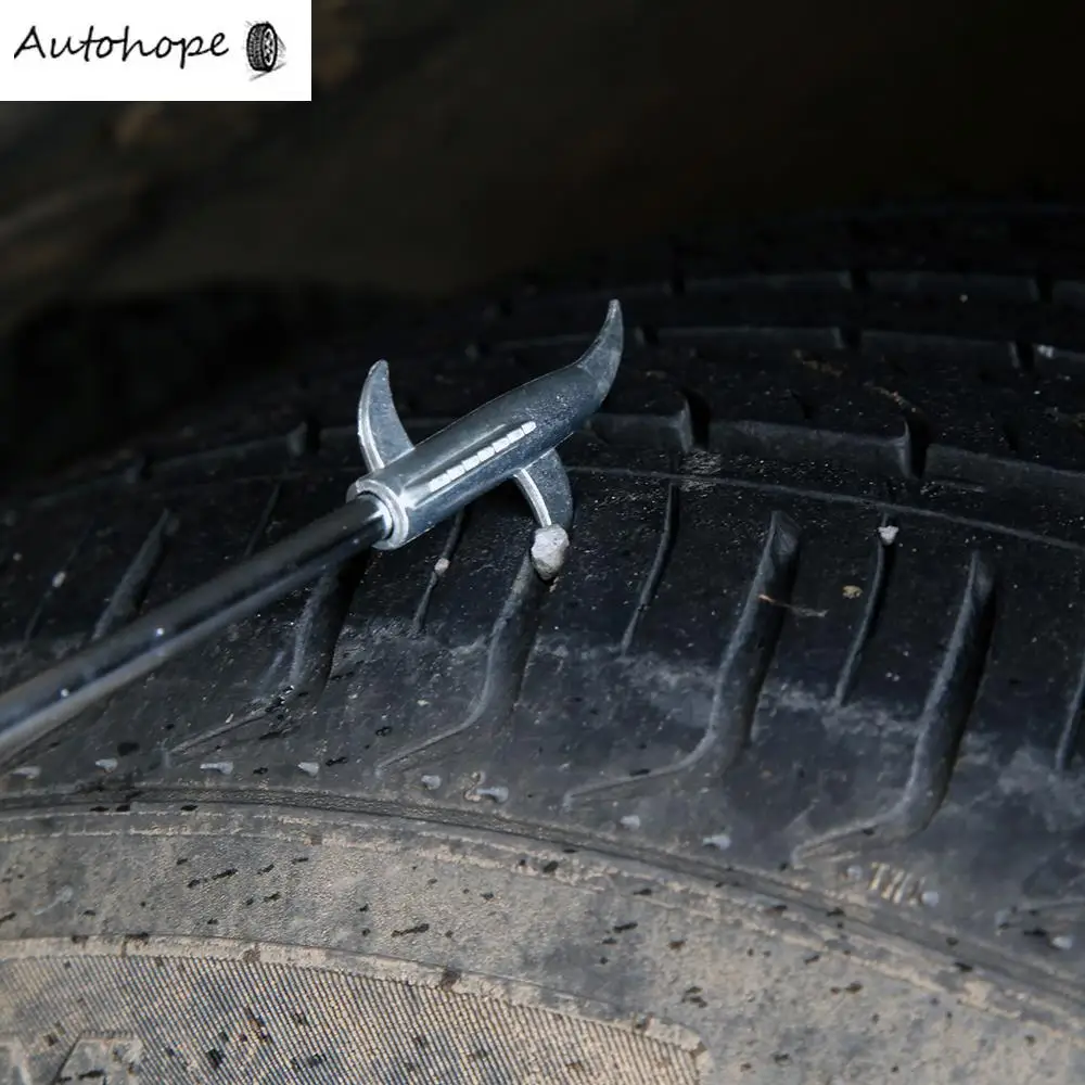 Universal Car Tire Stone Cleaning Hook Automotive Tools Tire Gap Stone Removal Hook Cleaner