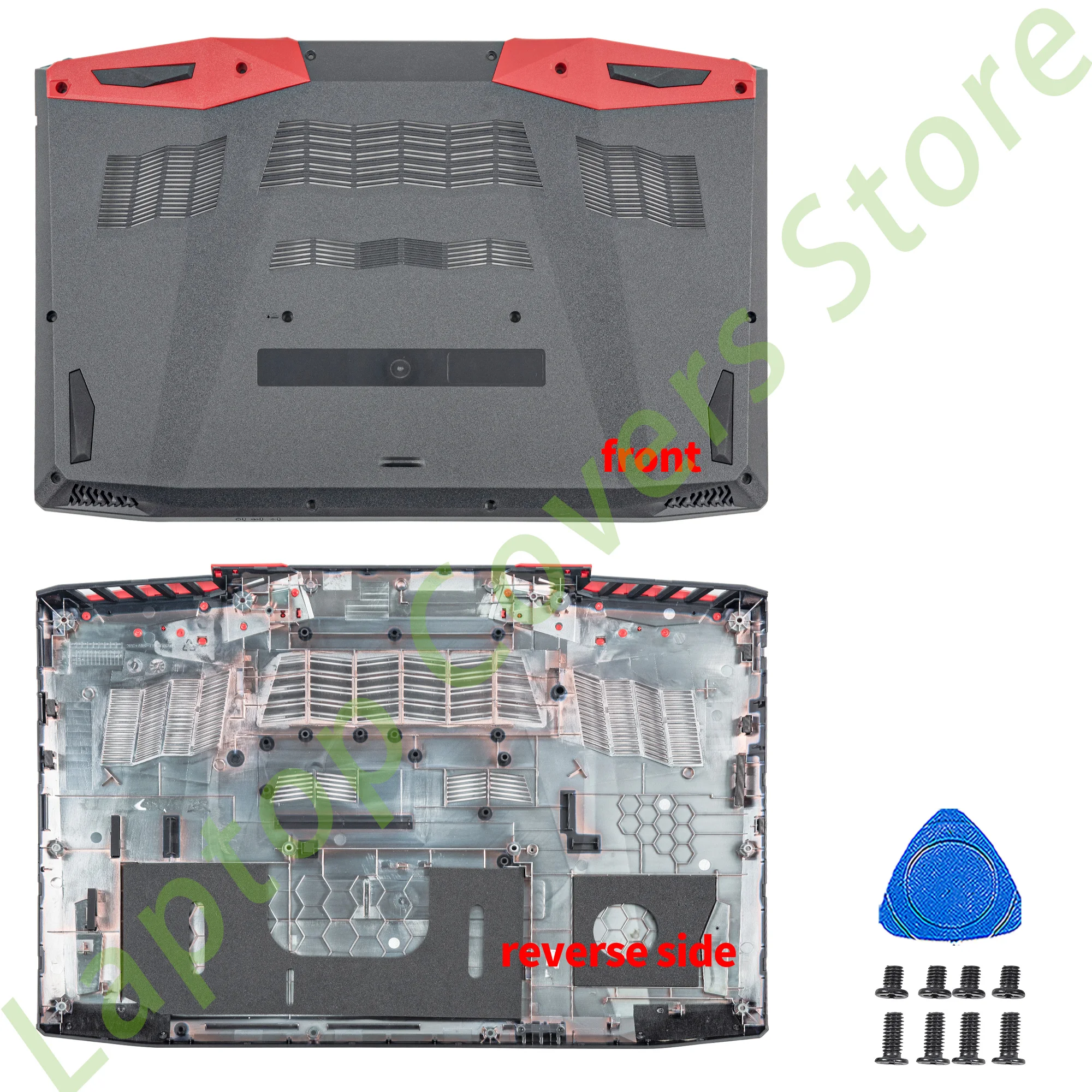 VX15 VX5-591 VX5-591G N16C7 LCD 뒷면 커버 전면 베젤 손목 받침대 하단 케이스 경첩 부품 교체 용 새 하우징